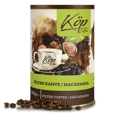 9.Macadamia flavored coffee 250g Tin
